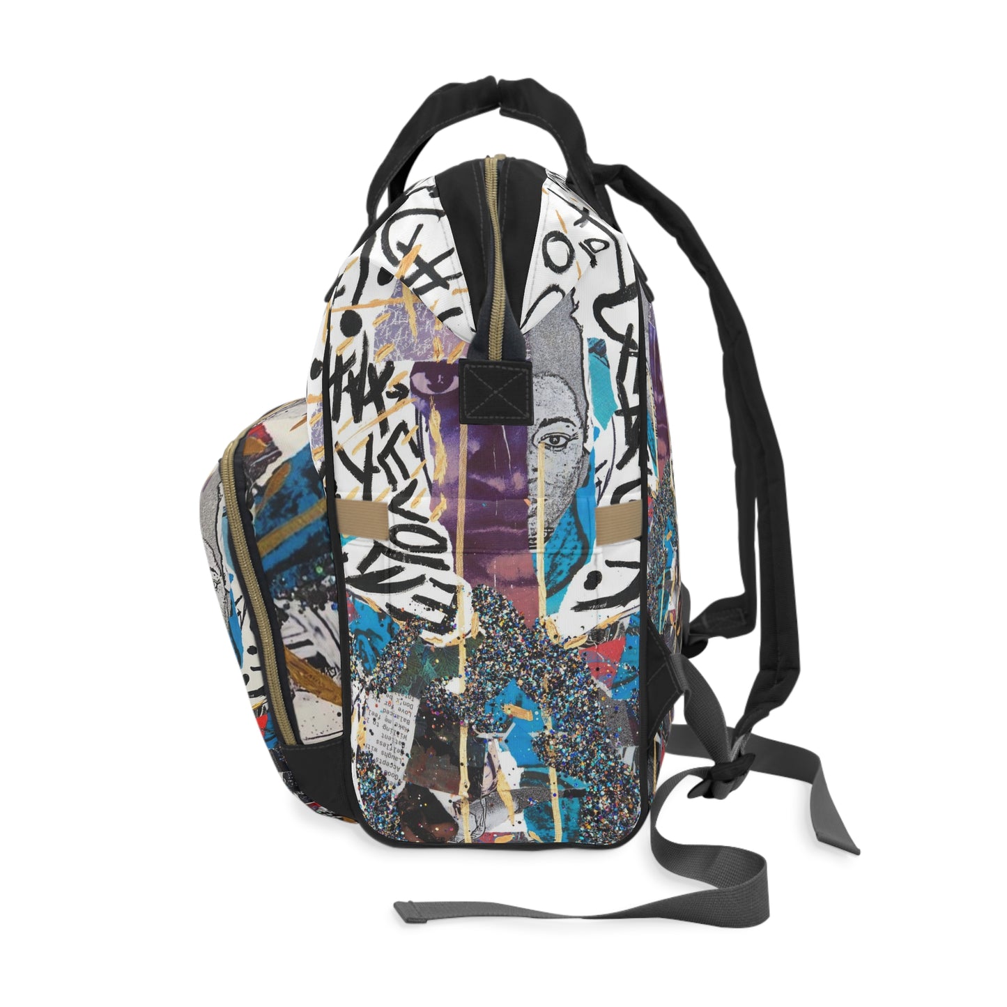 "Multitudes Within by Courtney Minor" Multifunctional Backpack
