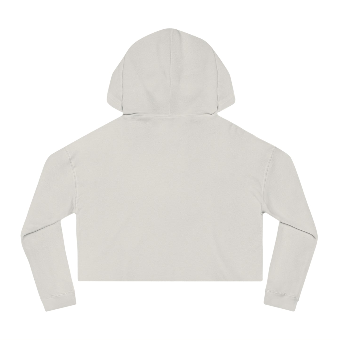 "Magritte by Courtney Minor" Cropped Hooded Sweatshirt