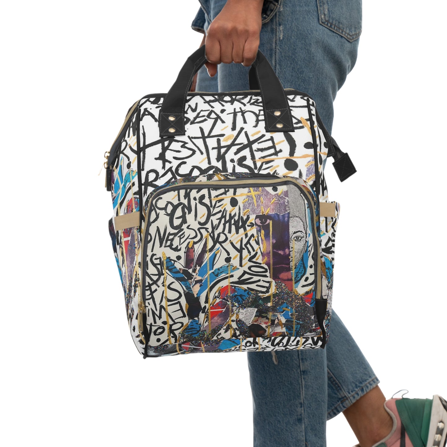 "Multitudes Within by Courtney Minor" Multifunctional Backpack