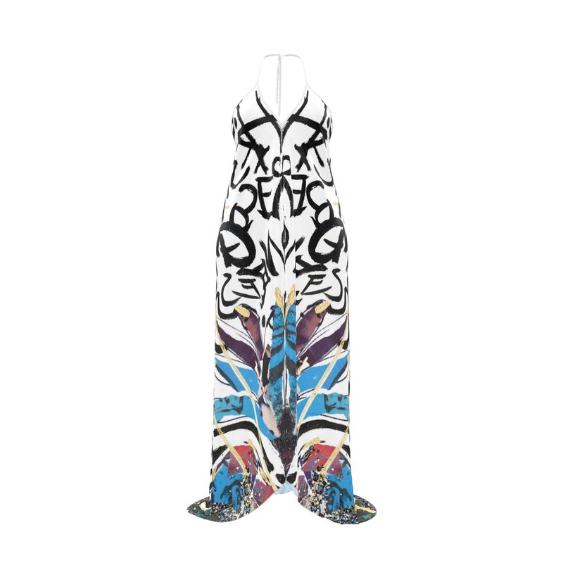 courtney maxi dress Multitudes Within” Backless Halter Maxidress by Courtney Minor – Courtney  Minor Design
