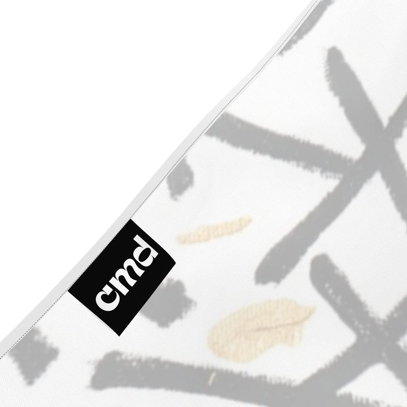 “Multitudes Within” Backless Halter Maxidress by Courtney Minor