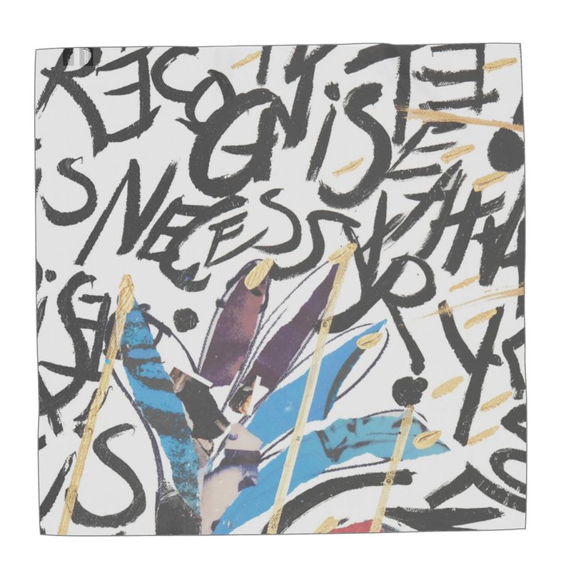 “Necessary” Silk Scarf by Courtney Minor