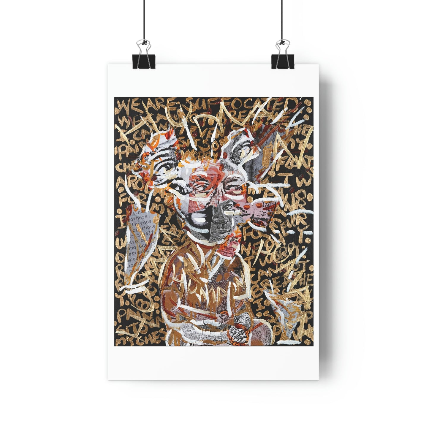 Worry. Anger. Systemic. Pandemic. Giclée Art Print