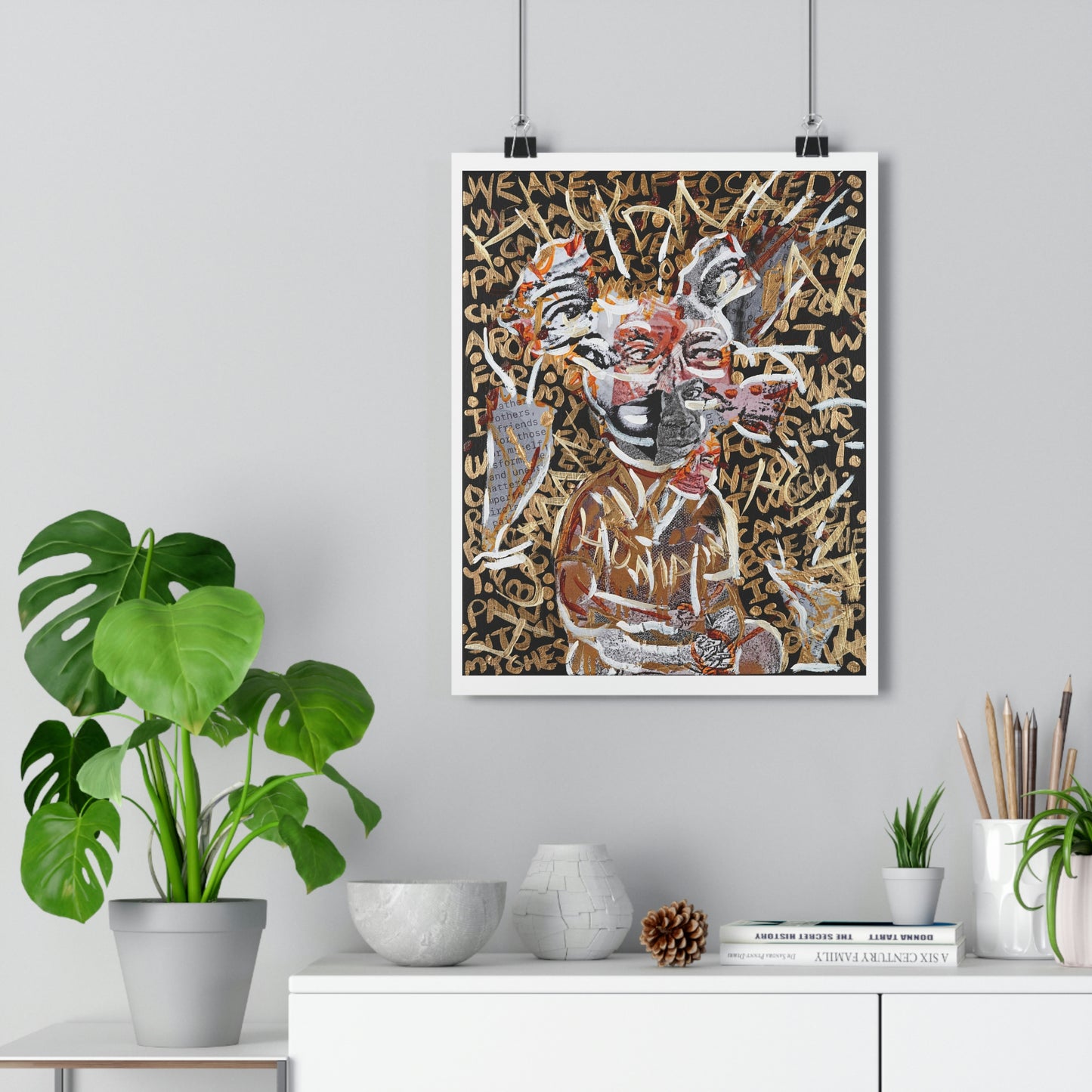 Worry. Anger. Systemic. Pandemic. Giclée Art Print
