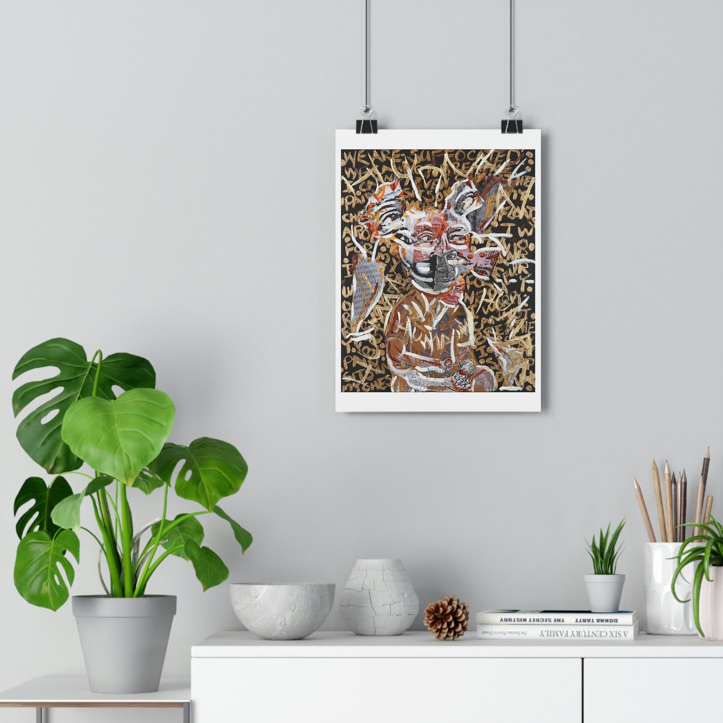 Worry. Anger. Systemic. Pandemic. Giclée Art Print