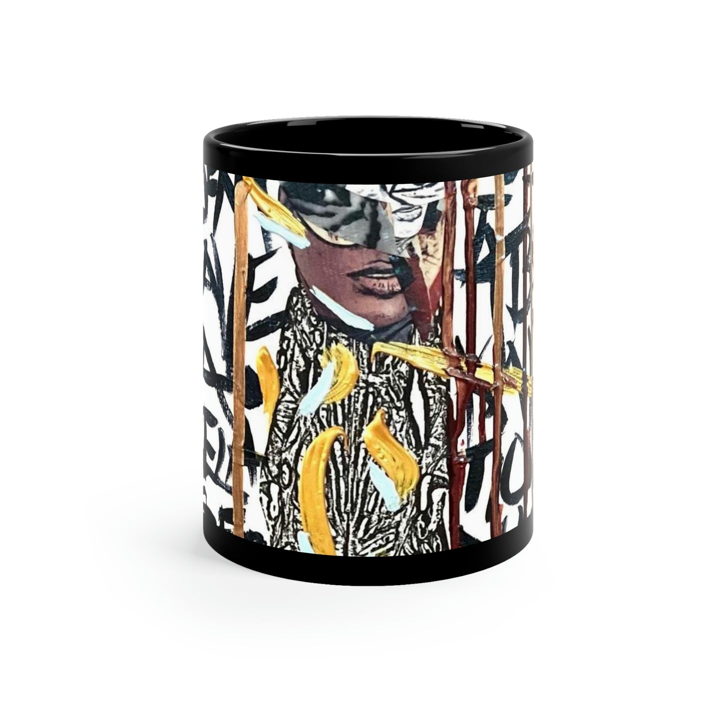 Magritte Black Coffee Mug, 11oz