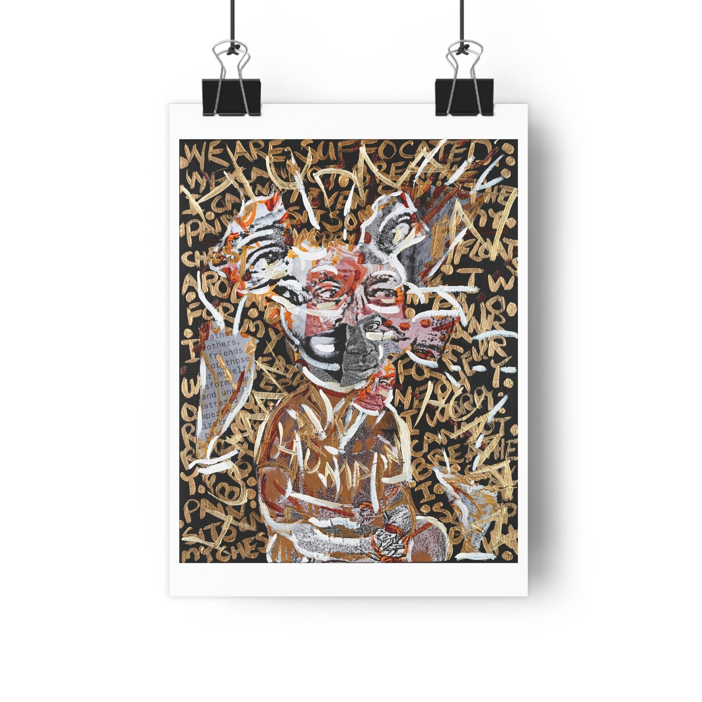 Worry. Anger. Systemic. Pandemic. Giclée Art Print