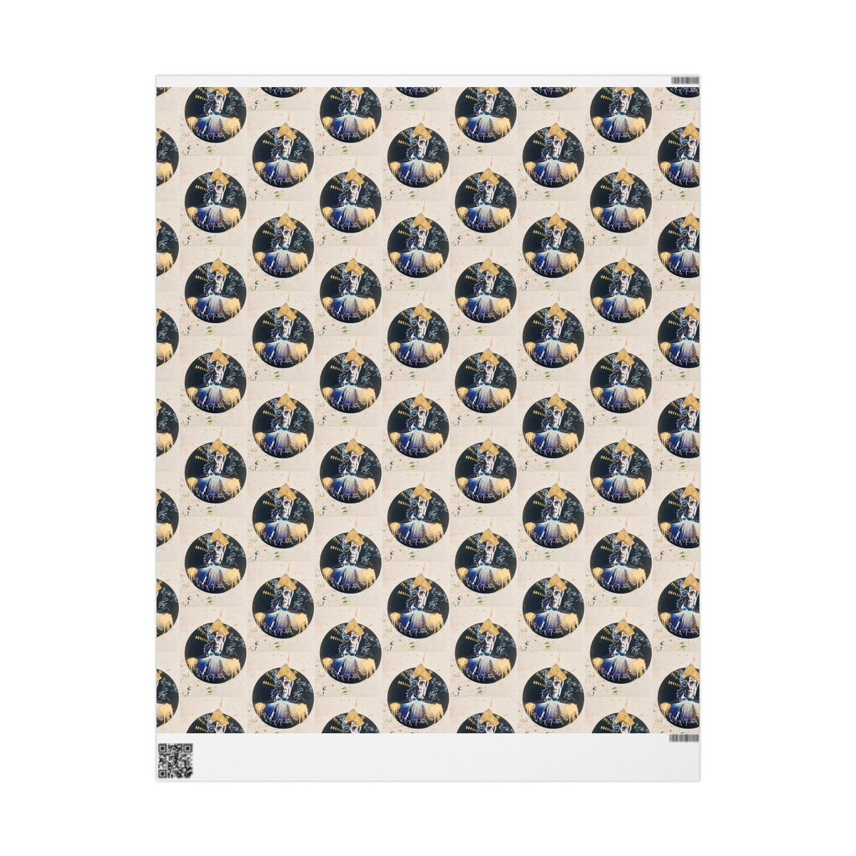 Astrological Moon Pattern Wrapping Paper — Celestial Gift Wrap for Astrology Lovers