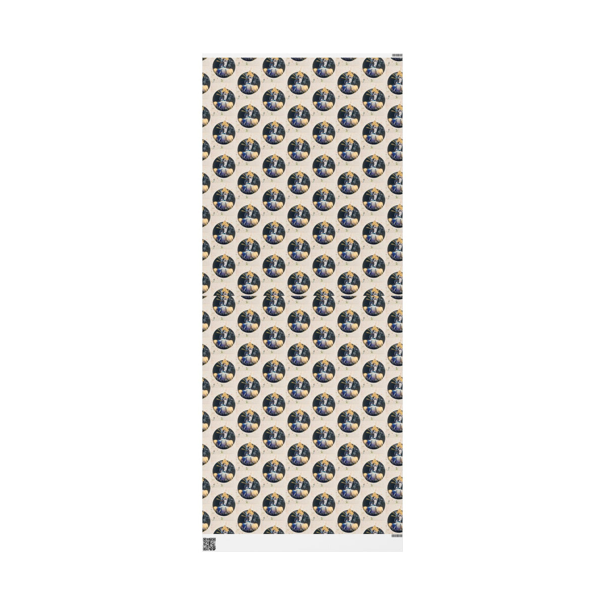 Astrological Moon Pattern Wrapping Paper — Celestial Gift Wrap for Astrology Lovers