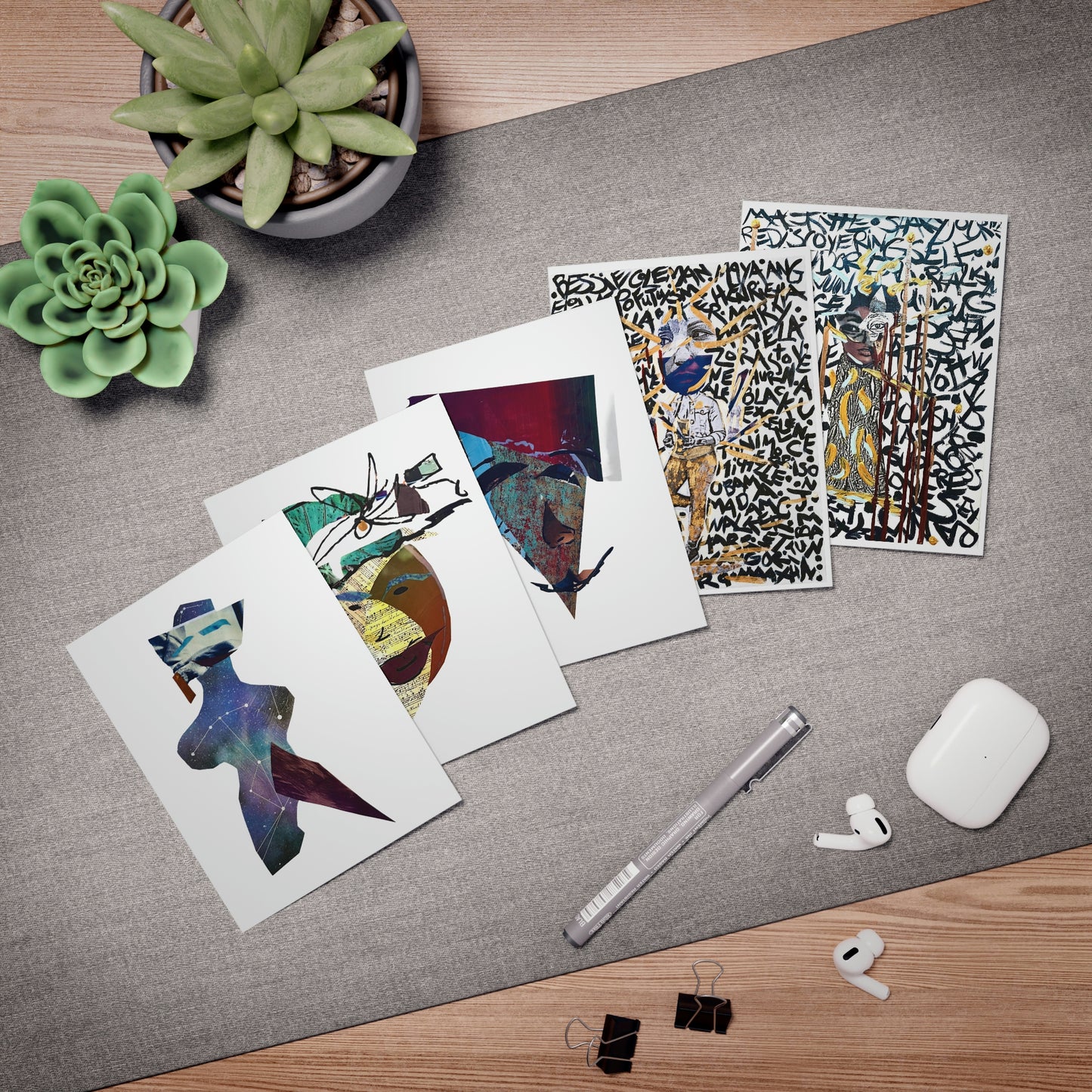 Courtney Minor Design Multi-Design Greeting Cards (5-Pack)