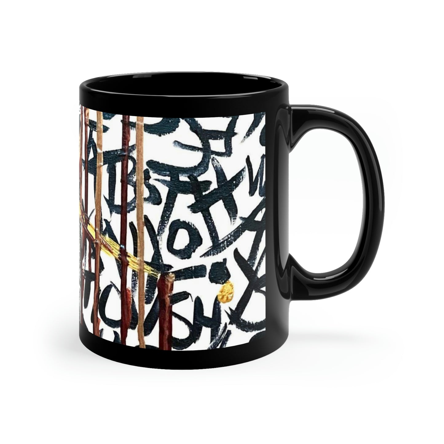 Magritte Black Coffee Mug, 11oz