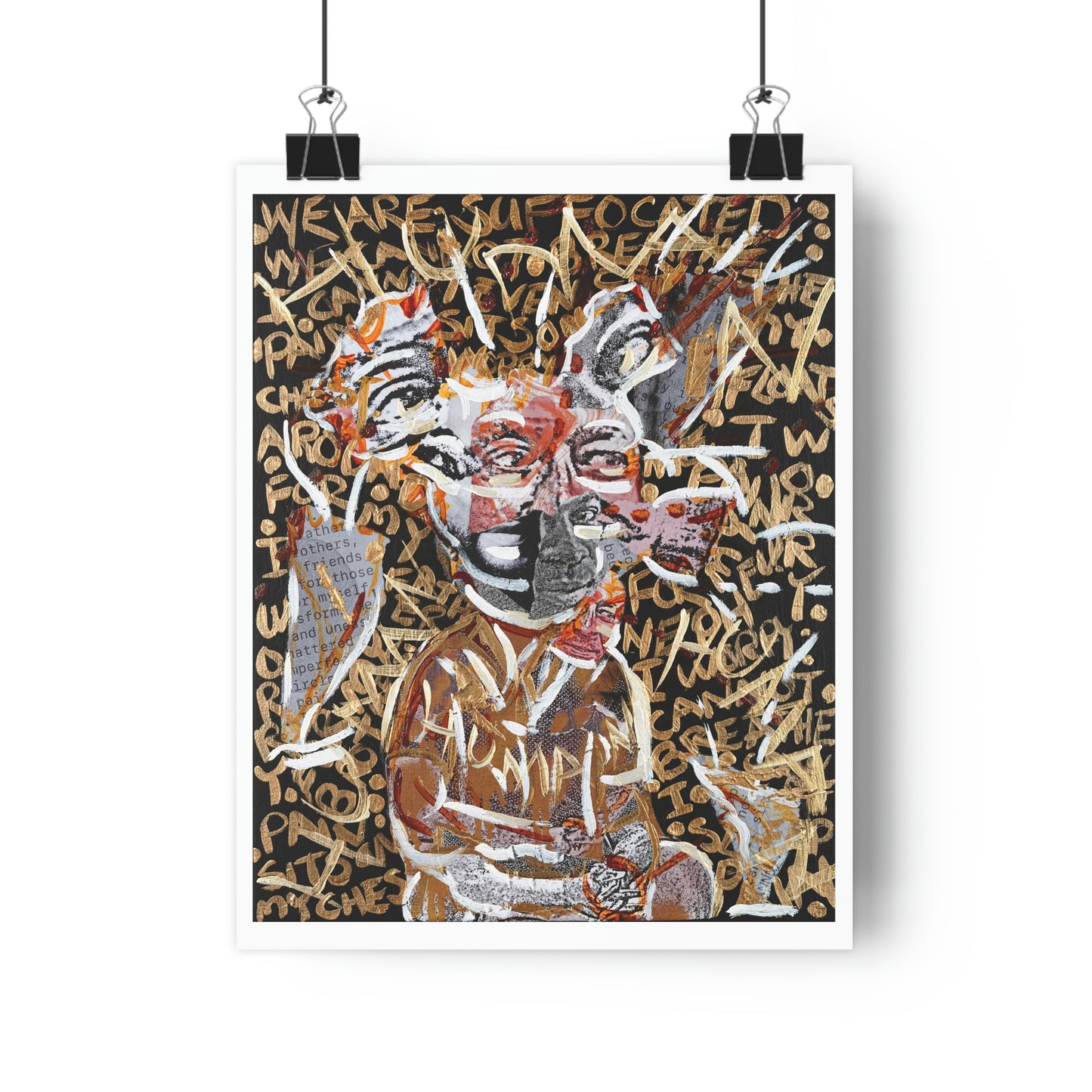 Worry. Anger. Systemic. Pandemic. Giclée Art Print