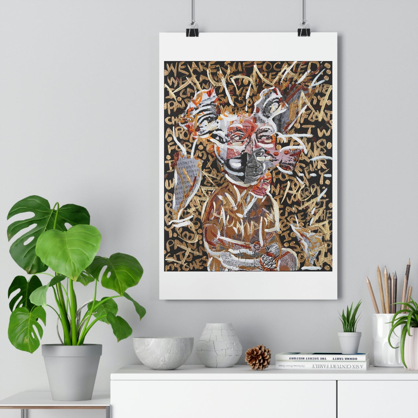 Worry. Anger. Systemic. Pandemic. Giclée Art Print