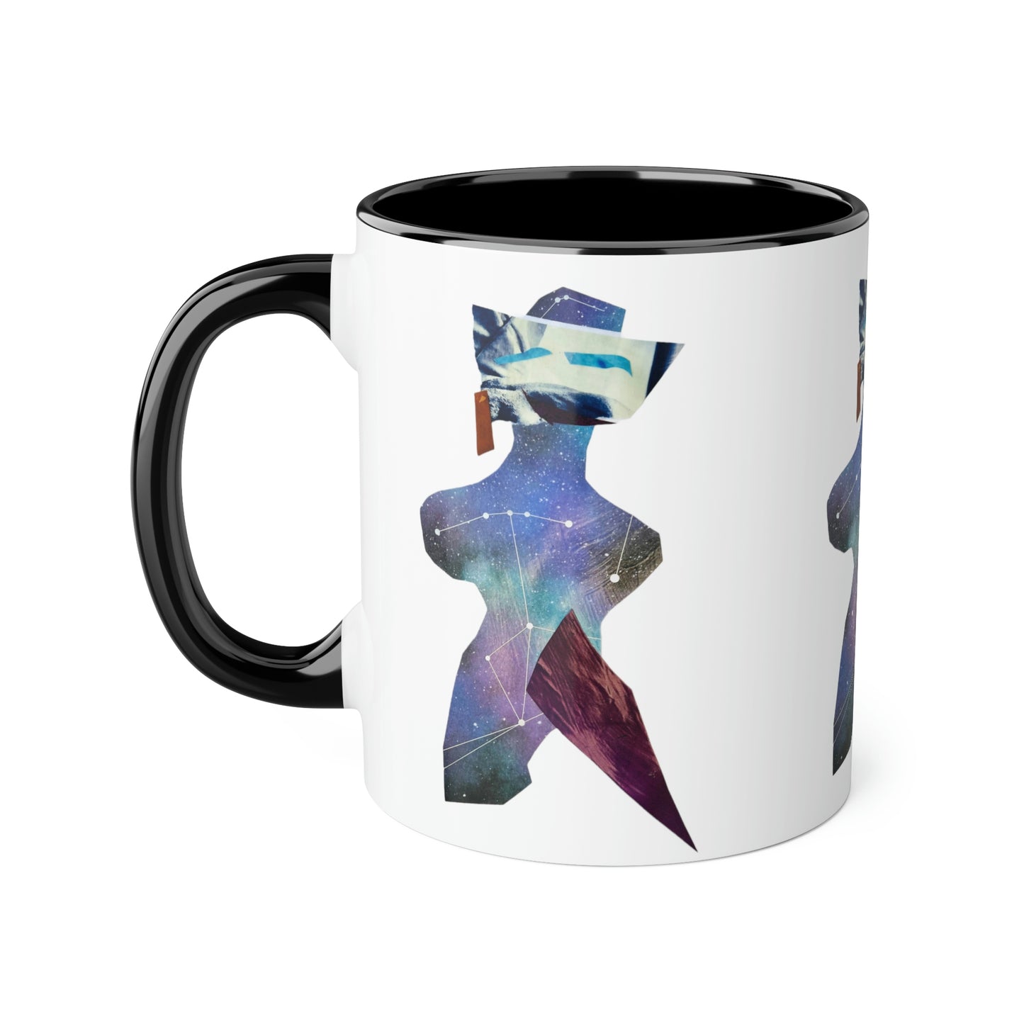 Collage Doll Accent Mugs, 11oz